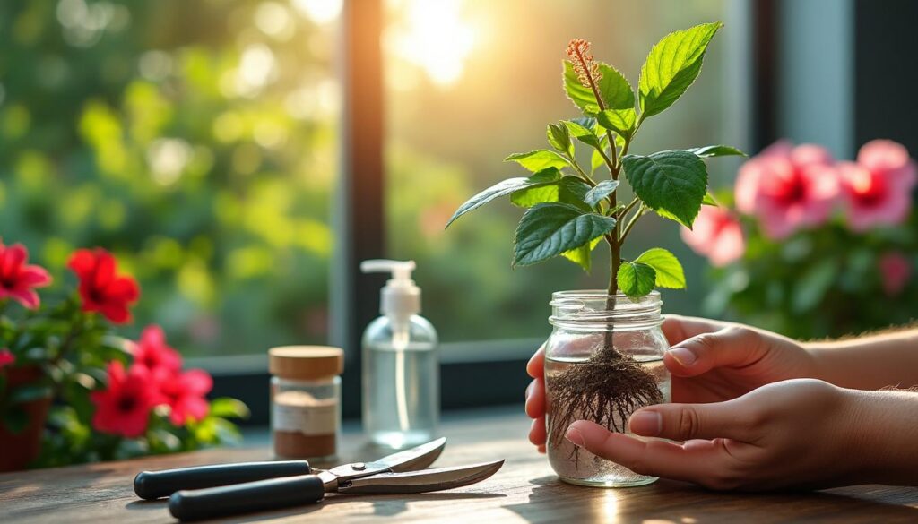 apprenez à bouturer l’hibiscus avec succès grâce à notre guide pratique. découvrez des méthodes simples et efficaces pour multiplier facilement vos plants et embellir votre jardin.