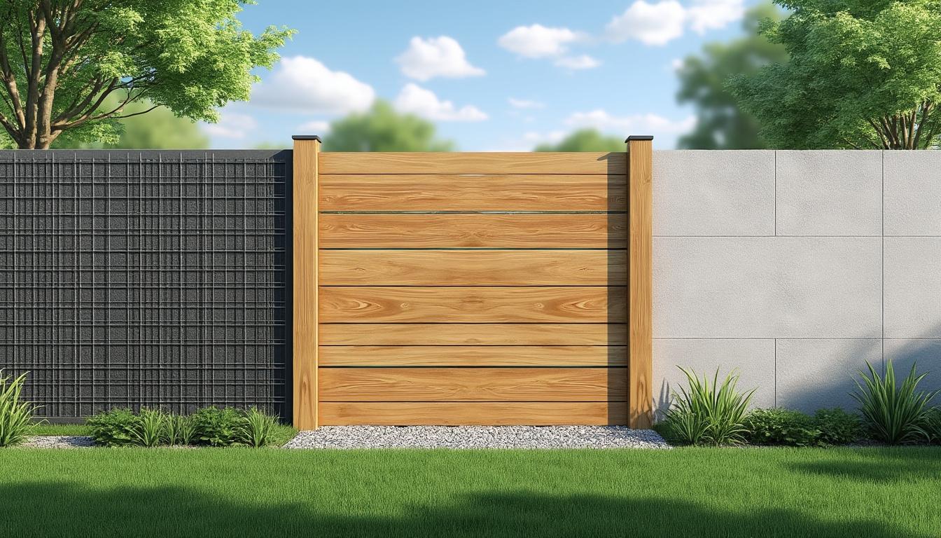 Choisir la Clôture Idéale pour Votre Jardin : Entre Grillage, Bois et Béton 2 découvrez comment choisir la clôture idéale pour votre jardin en comparant les avantages du grillage, du bois et du béton afin de sécuriser et embellir votre espace extérieur.