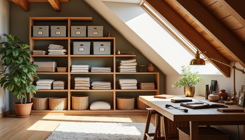 découvrez comment aménager et optimiser votre grenier grâce à notre guide pratique pour une organisation efficace, maximisez l'espace et créez un rangement fonctionnel.