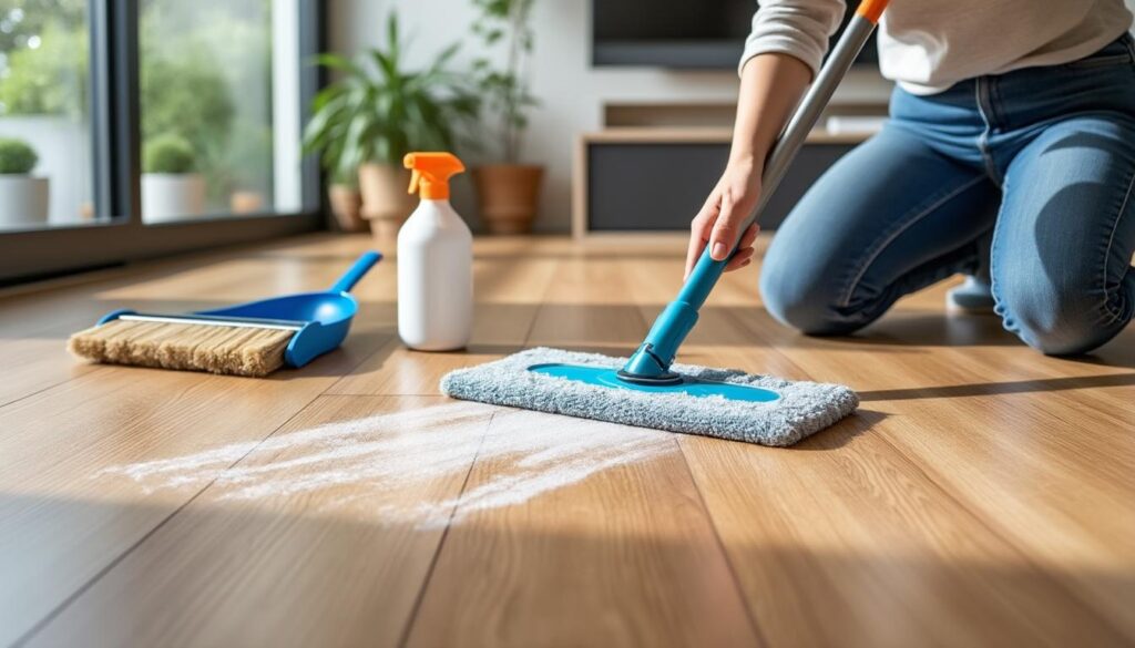 découvrez notre guide pratique pour entretenir votre parquet stratifié. astuces efficaces et produits indispensables pour garder votre sol beau et durable.