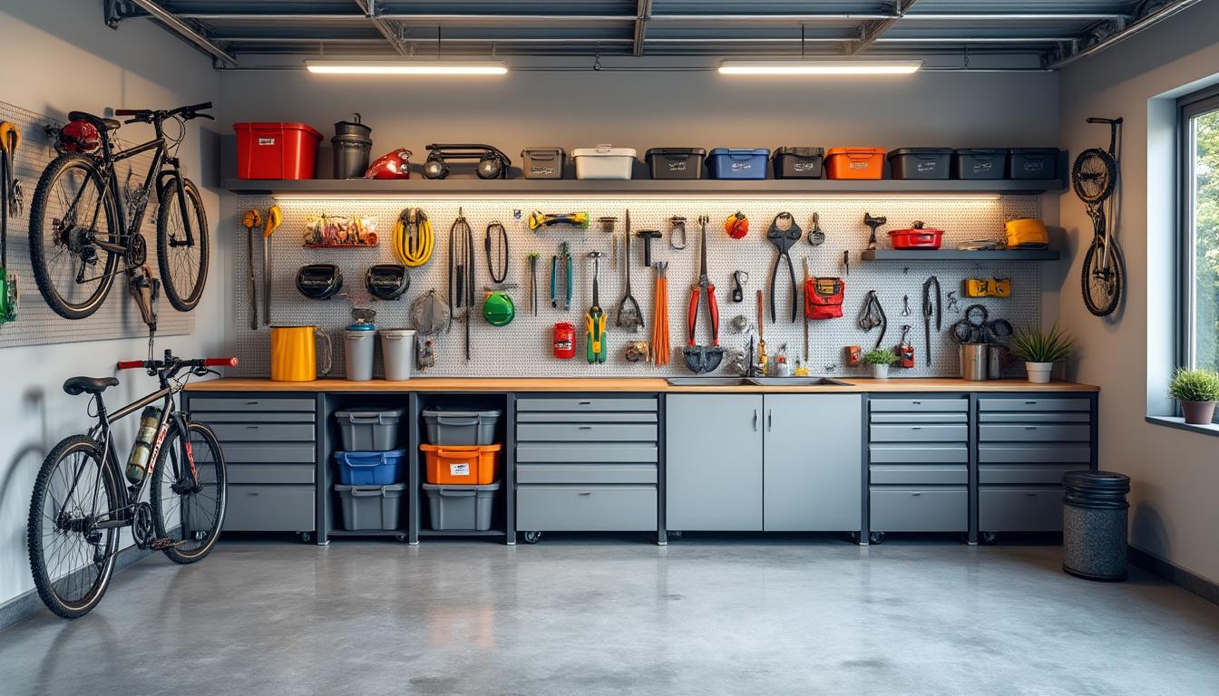 Optimisez Votre Garage : 25 Conseils Ingénieux pour Maximiser l'Espace 2 découvrez 25 conseils ingénieux pour optimiser votre garage et maximiser chaque centimètre d'espace. transformez votre garage en un lieu organisé et fonctionnel dès aujourd'hui !