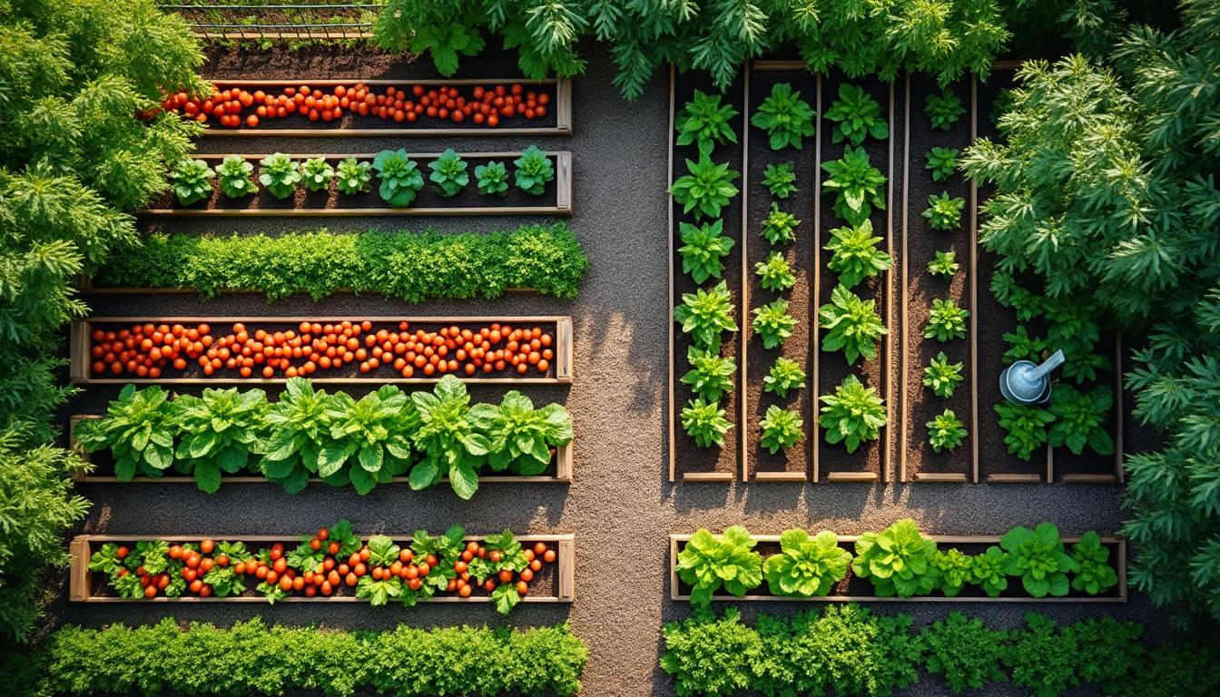 Plan potager rectangulaire : organiser ses cultures pour maximiser les récoltes et limiter les intrants 2 découvrez comment organiser efficacement un plan potager rectangulaire pour maximiser vos récoltes tout en réduisant l'utilisation d'intrants. optimisez l'espace et les ressources pour un jardin productif et écologique.