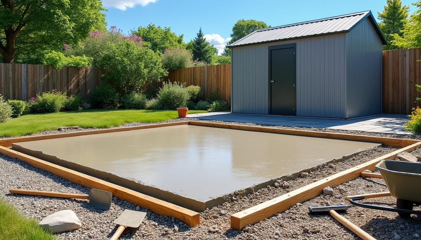 découvrez comment choisir une base solide et durable pour installer un abri de jardin en métal, adaptée à votre type de terrain pour garantir stabilité et longévité.