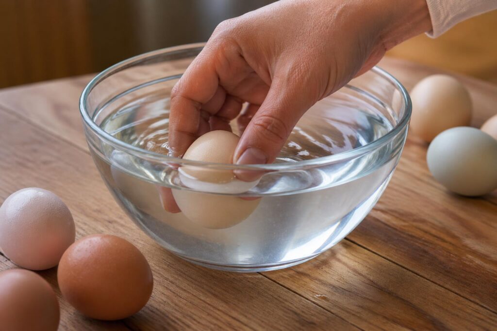 découvrez la méthode simple du test oeuf eau pour vérifier la fraîcheur de vos oeufs et ainsi éviter le gaspillage alimentaire au quotidien.
