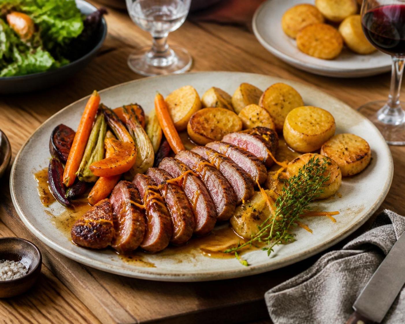 Accompagnement pour magret de canard : les meilleures idées pour un repas savoureux et équilibré 2 découvrez nos idées incontournables pour accompagner votre magret de canard et créer un repas savoureux, équilibré et gourmand qui ravira vos papilles.