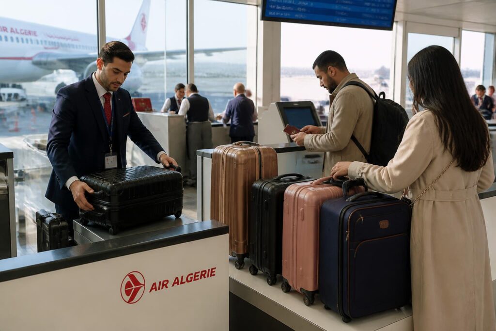 découvrez tout ce qu'il faut savoir sur les bagages air algérie : franchises, dimensions autorisées et conseils pratiques pour préparer votre voyage en toute sérénité.