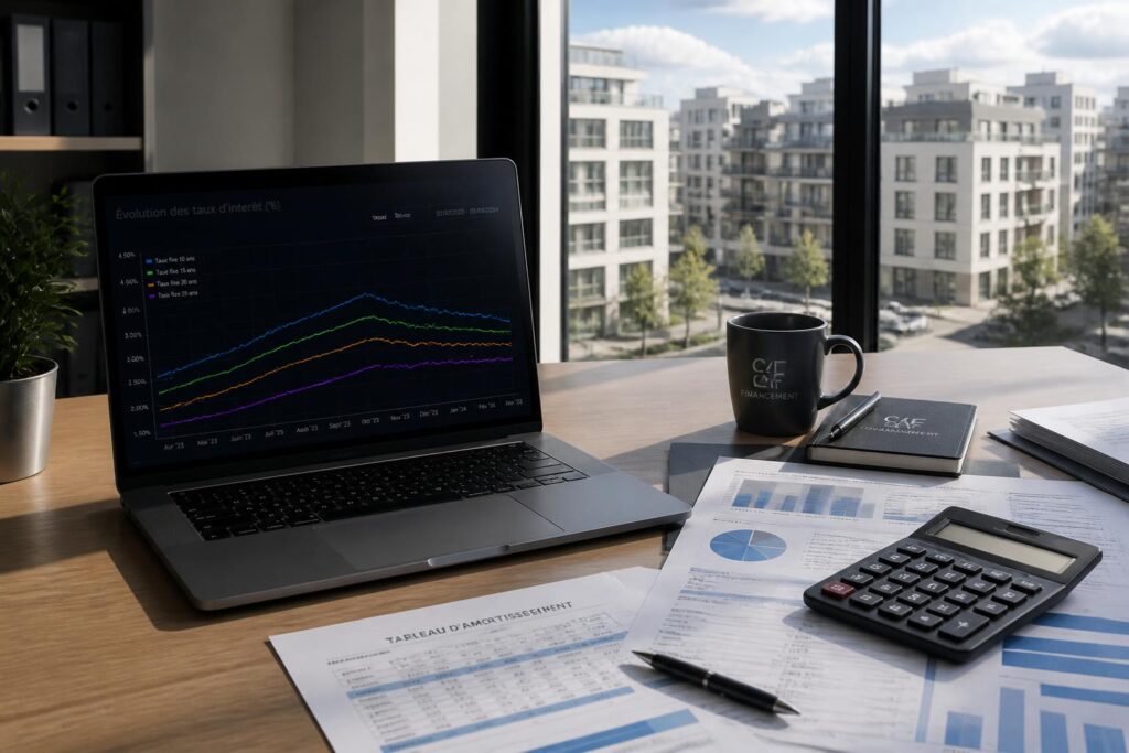 découvrez les taux moyens des crédits immobiliers en 2026 pour mieux préparer votre emprunt et optimiser votre projet immobilier grâce à des informations actualisées et fiables.