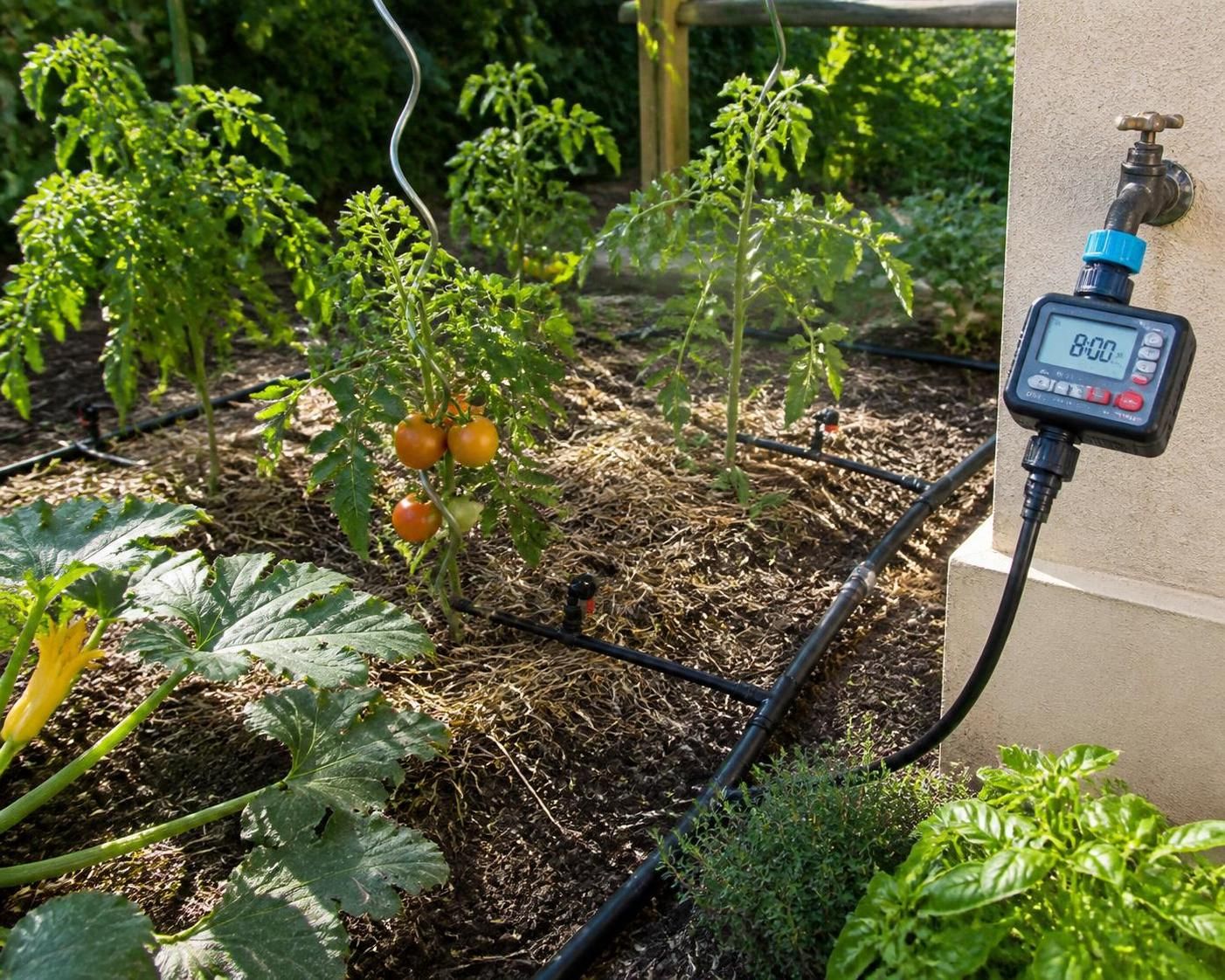 Aménager un système d'arrosage automatique économique pour votre potager 2 découvrez comment aménager un système d'arrosage automatique économique pour votre potager afin d’optimiser l'arrosage, économiser l'eau et faciliter l'entretien de vos plantes.