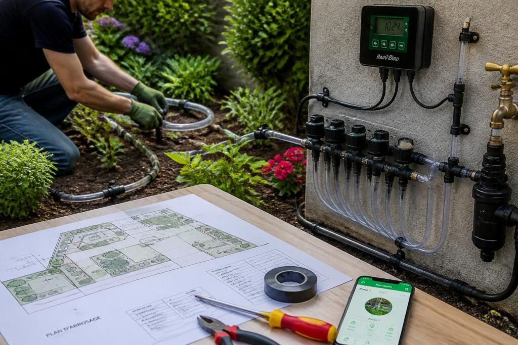 découvrez notre guide complet et détaillé pour créer un système d'arrosage automatique efficace. suivez chaque étape pour faciliter l'arrosage de votre jardin et économiser de l'eau.