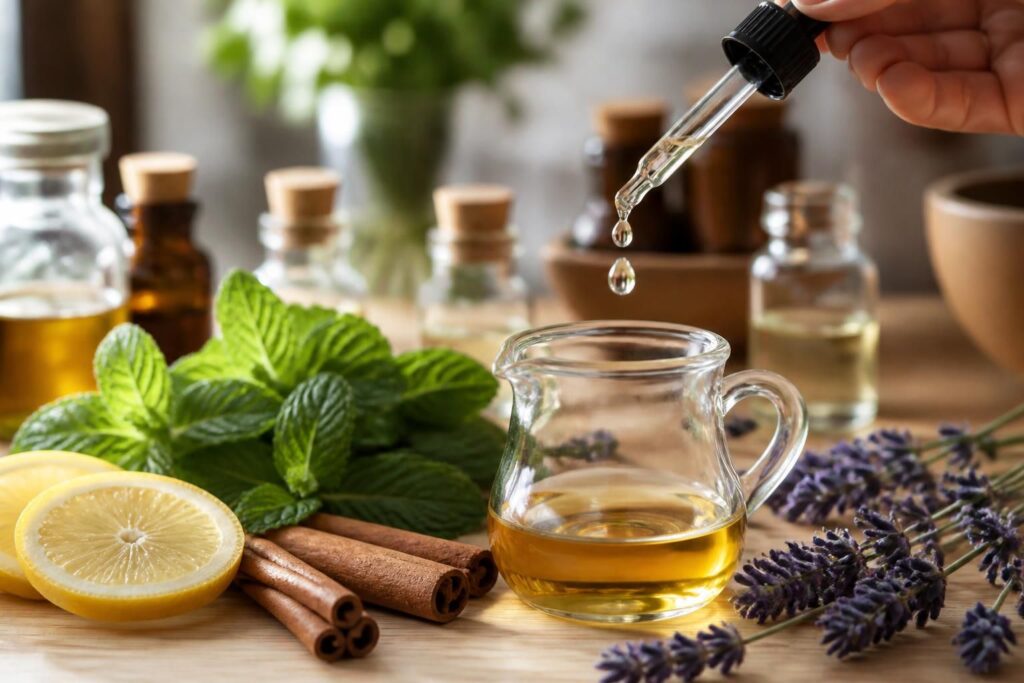 découvrez comment fabriquer votre anti-moustiques naturel avec des recettes maison simples à base d'huiles essentielles pour protéger votre peau efficacement et en toute sécurité.