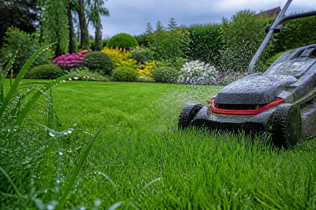 découvrez s'il est conseillé de tondre la pelouse lorsqu'elle est mouillée, avec les avantages et les risques essentiels à connaître pour entretenir votre jardin efficacement.