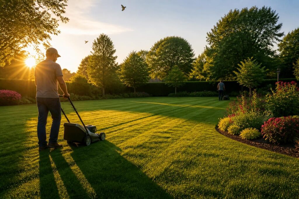 découvrez les meilleurs moments de la journée pour tondre votre pelouse sans déranger votre entourage et profiter d'un jardin impeccable en toute tranquillité.