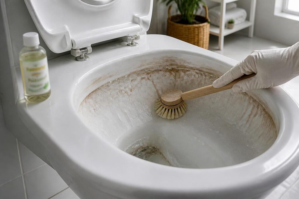 découvrez une astuce efficace pour nettoyer des wc très entartrés sans abîmer la cuvette, en utilisant des méthodes simples et sûres pour retrouver des toilettes impeccables.