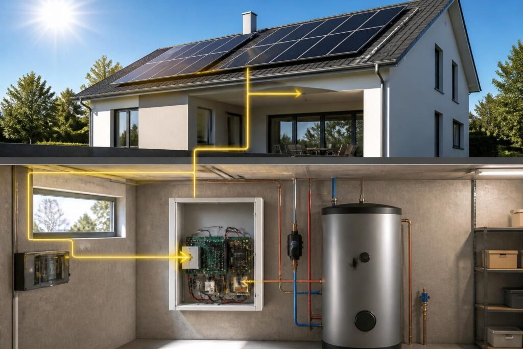 découvrez comment fonctionne un routeur pour chauffe-eau dans une installation d'autoconsommation solaire et évaluez sa rentabilité pour optimiser votre consommation énergétique.