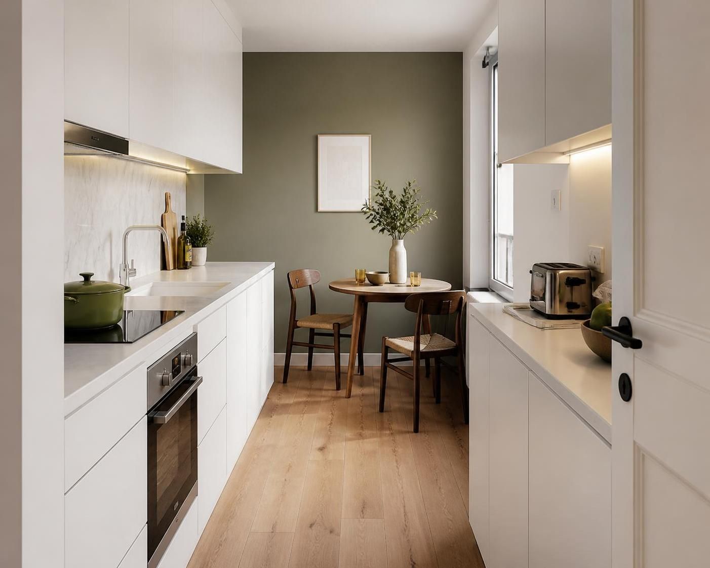 découvrez comment choisir le mur idéal à peindre en couleur pour harmoniser et sublimer la décoration de votre cuisine.