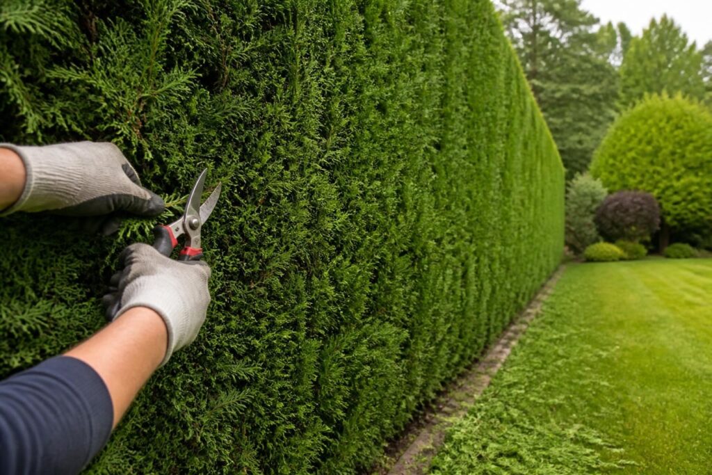 découvrez le moment idéal pour tailler vos thuyas et obtenir une haie impeccable sans espaces vides. nos conseils pratiques pour une taille parfaite et une haie dense toute l'année.